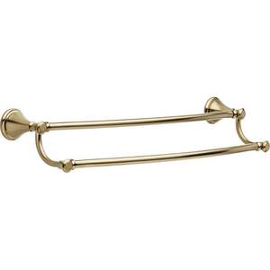 lot 6919 image: Delta Cassidy 24 Double Towel Bar, Champagne Bronze