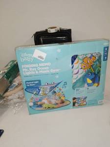 lot 6922 image: Disney Baby Mr. Ray Ocean Lights Activity Gym and Play Mat