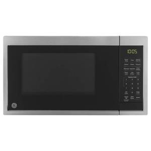 lot 6943 image: GE - 0.9 Cu. Ft. Microwave - Stainless steel