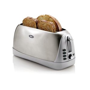 lot 6959 image: Oster Long Slot 4-Slice Toaster, Stainless Steel