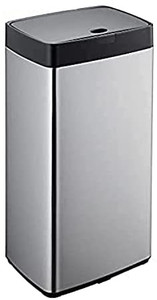 lot 8974 image: Simpli-Magic 79207 Motion Sensor Trash Can, 13 Gallon, Stainless Steel