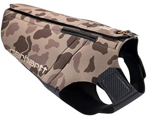lot 8984 image: Carhartt Neoprene Dog Vest Duck Camo Reed