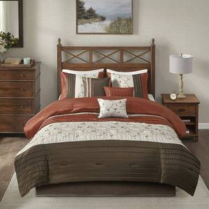 lot 8998 image: Madison Park Serene 7-Pc. Queen Comforter Set Bedding
