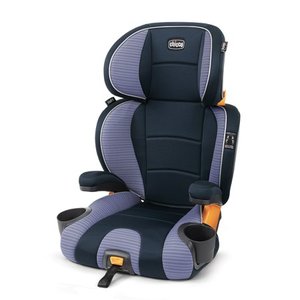 lot 10473 image: Chicco KidFit 2-in-1 Belt Positioning Booster Car Seat, Celeste