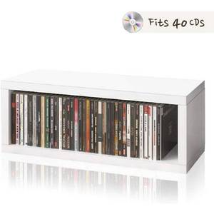 lot 10484 image: Way Basics Stackable Cd Storage Rack
