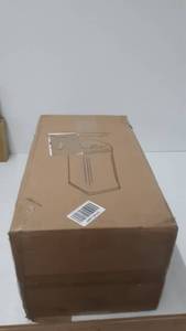 lot 10500 image: Touchless 13 Gallon Stainless Steel Trash Can