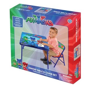 lot 10522 image: PJ Masks Activity Table Set with Chair