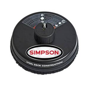 lot 20252 image: Simpson 15 In. Surface Cleaner Rated Up To 3600 Psi