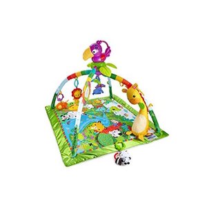 lot 20255 image: Fisher-Price Rainforest Music & Lights Deluxe Gym 