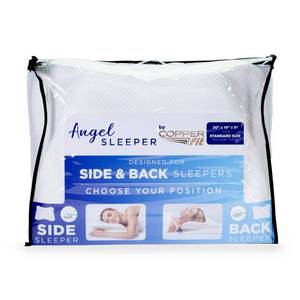 lot 20271 image: Copper Fit Angel Sleeper Standard Pillow
