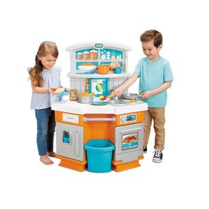 lot 21883 image: Little Tikes Home Grown Kitchen Set - Role Play Realistic Kid Playset