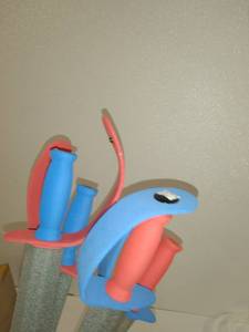 lot 21927 image: Playwell Assorted Foam Swords - need glue for tops of hiltknuckle guards