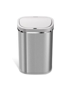 lot 22543 image: Rectangular Motion Sensor Trash Can, 21.1 Gallon