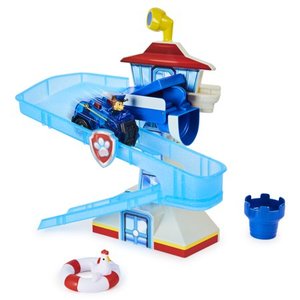 lot 22549 image: PAW Patrol PARTS ONLY, Adventure Bay Bath Playset with Light-up Chase Vehicle, Bath Toy for Kids Aged 3 and up