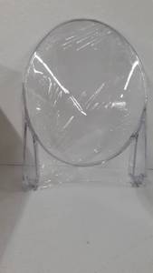 lot 22562 image: Ghost Chair with Oval Back in Transparent Crystal BACKS ONLY 10 PCK