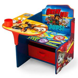 lot 22568 image: Nick Jr. PAW Patrol Chair Desk with Storage Bin by Delta Children