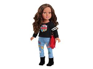 lot 22574 image: Journey Girl Kyla Tokyo Edition 2018 Painted Sweat Shirt Jeans Swede Boots