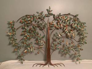 lot 100 image: Mid Century C. Jere Tree of Life