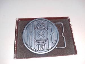 lot 1003 image: H & R Firearms Belt Buckle