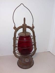 lot 1008 image: Vintage Lantern Marked PAN D. R. P. Made In Germany