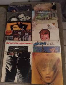 lot 1010 image: Lot of 12 Classic Rock Records