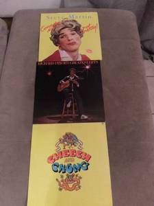 lot 1012 image: 3 Comedy Albums - Richard Pryor Steve Martin Cheech and Chong