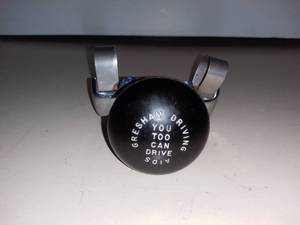 lot 3007 image: Gresham Driving Aids Steering Wheel Knob