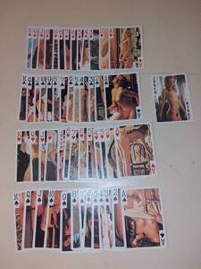 lot 3022 image: Vintage Nudie Cards - Missing 9 of Hearts