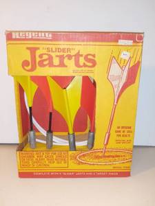 lot 3033 image: Vintage Regent Slider Jarts Lawn Darts