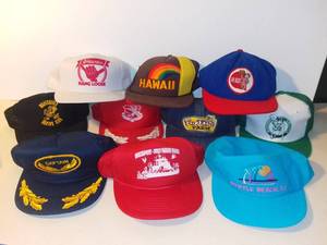 lot 3036 image: Lot of 10 Vintage Hats
