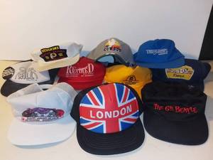 lot 3038 image: Lot of 10 Vintage Hats
