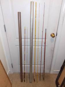 lot 3058 image: Three Eagle Claw Fishing Poles