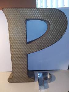 lot 3064 image: Large and Small Decorative Letter P