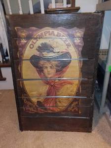 lot 3068 image: Olympia Beer Wood Plank Wall Sign
