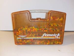 lot 3073 image: Tackle Box Full of Craft Beads