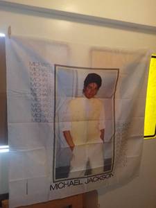 lot 3097 image: 1983 Michael Jackson Silk Poster
