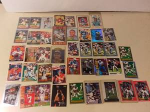 lot 3102 image: Lot of Football Cards - Barry Sanders John Elway
