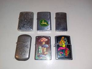 lot 3111 image: Lot of 6 Lighters - Zippo Park