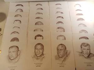 lot 3128 image: 1967 Green Bay Packers Portraits - Williams Advertising