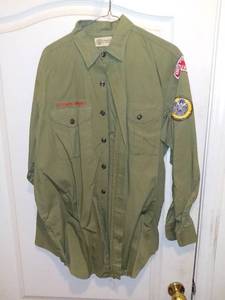 lot 3137 image: Vintage Boy Scout Long Sleeve Shirt
