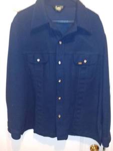 lot 3143 image: Vintage Navy Blue Western Wear Shirt XLR