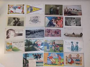 lot 3159 image: Lot of 19 Antique Postcards