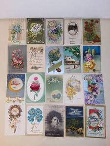 lot 3161 image: Lot of 20 Antique Postcards