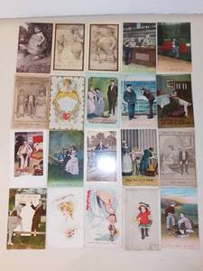 lot 3163 image: Lot of 20 Antique Postcards