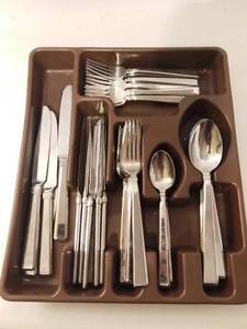 lot 3188 image: Set of Cambridge Stainless Flatware