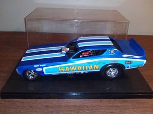 lot 2007 image: 118 Scale Roland Leongs Hawaiian Charger Funny Car Plastic Model
