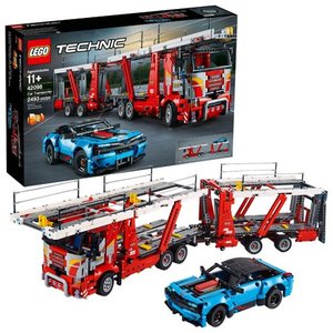 lot 2016 image: LEGO Technic Car Transporter 42098 Toy Truck and Trailer Building Set - Open Box