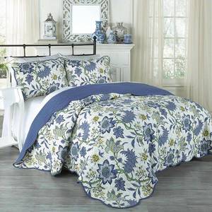 lot 9666 image: Traditions by Waverly Maldives 3-Piece Quilt Collection