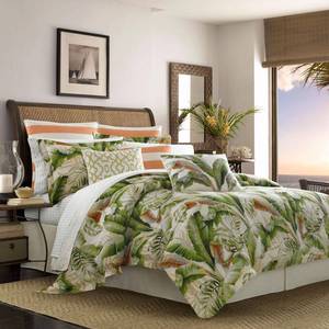 lot 9682 image: Tommy Bahama Palmiers Duvet Cover & Sham Set, Size King in Medium Green at Nordstrom