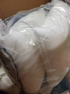 lot 9770 image: 2Pack Troino Kobe Cowhide Pillows 18x1